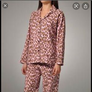NWOT PJ Salvage plus size leopard 3x pink pajama